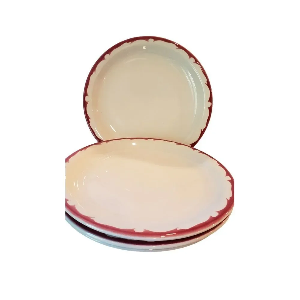 Vintage 4 Buffalo China Cafe Restaurant Ware 8-3/4